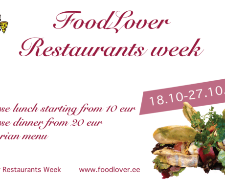 FoodLover Restaurants Week October 2019