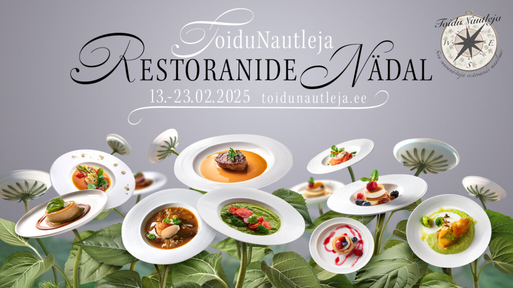 13.-23.veebruaril 2025.a toimub 15-nes ToiduNautleja Restoranide Nädal! Sellel ajal pakuvad Eesti restoranid oma parimaid roogasid soodsamalt kui tavapärasel aj