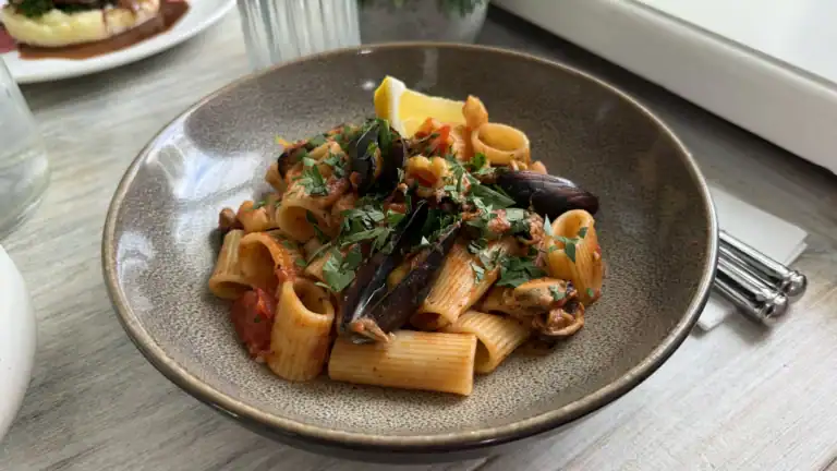 Pasta mereandidega Katharinenthal. ToiduNautleja Restoranide Nädal