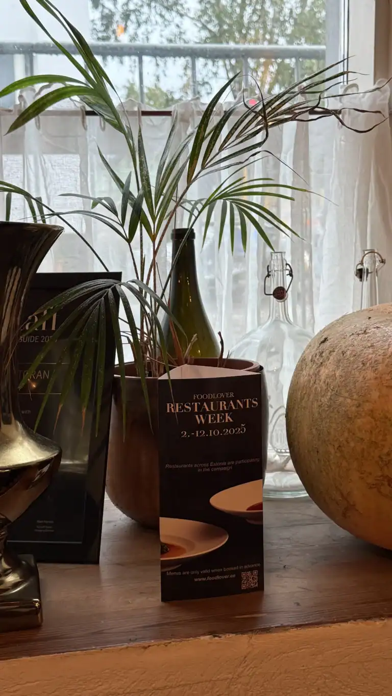 SALT restorani menüü. ToiduNautleja Restoranide Nädal