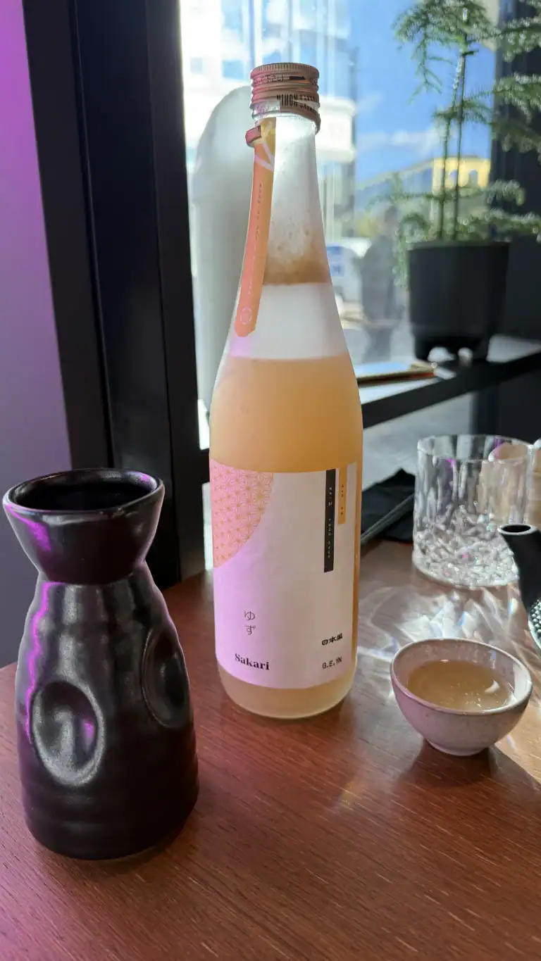 Yuzu sake Roku Resto Tallinnas. ToiduNautleja Restoranide Nädal