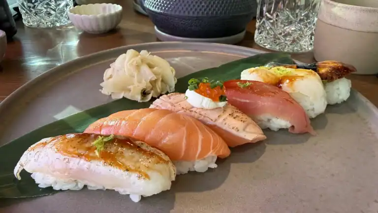 Nigiri sushi Roku Restos. ToiduNauteja Restoranide Nädal
