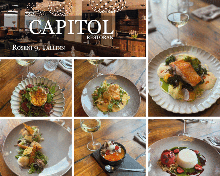 Capitol restoran menüü