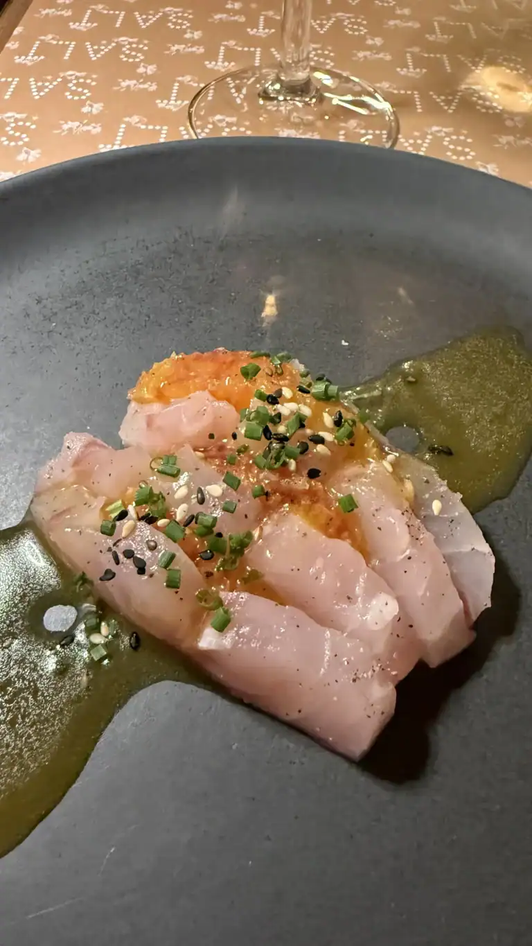 Salt restoran Jo Bussels õhtusöök