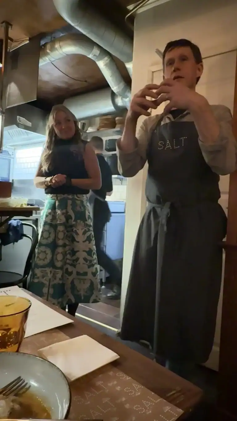 Salt restoran Jo Bussels õhtusöök