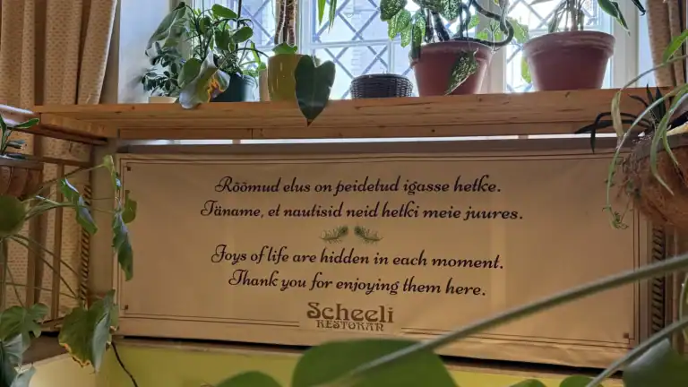Scheeli restoran Tallinna vanalinnas