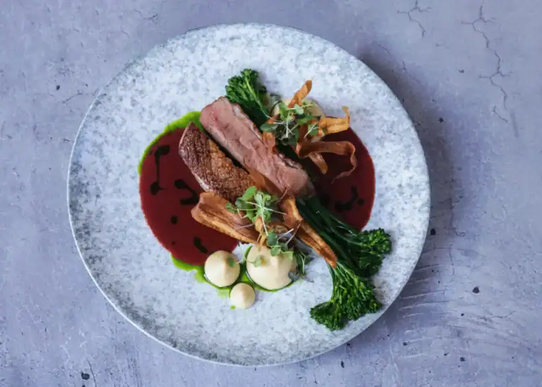 Platz restaurant duck fillet
