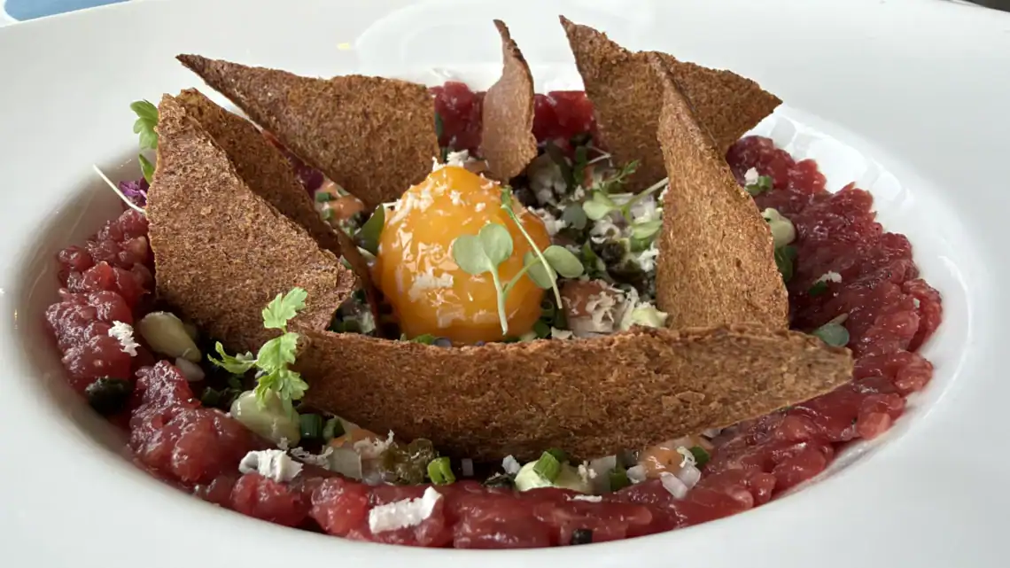 Sardiinia restaurant. beef tartare