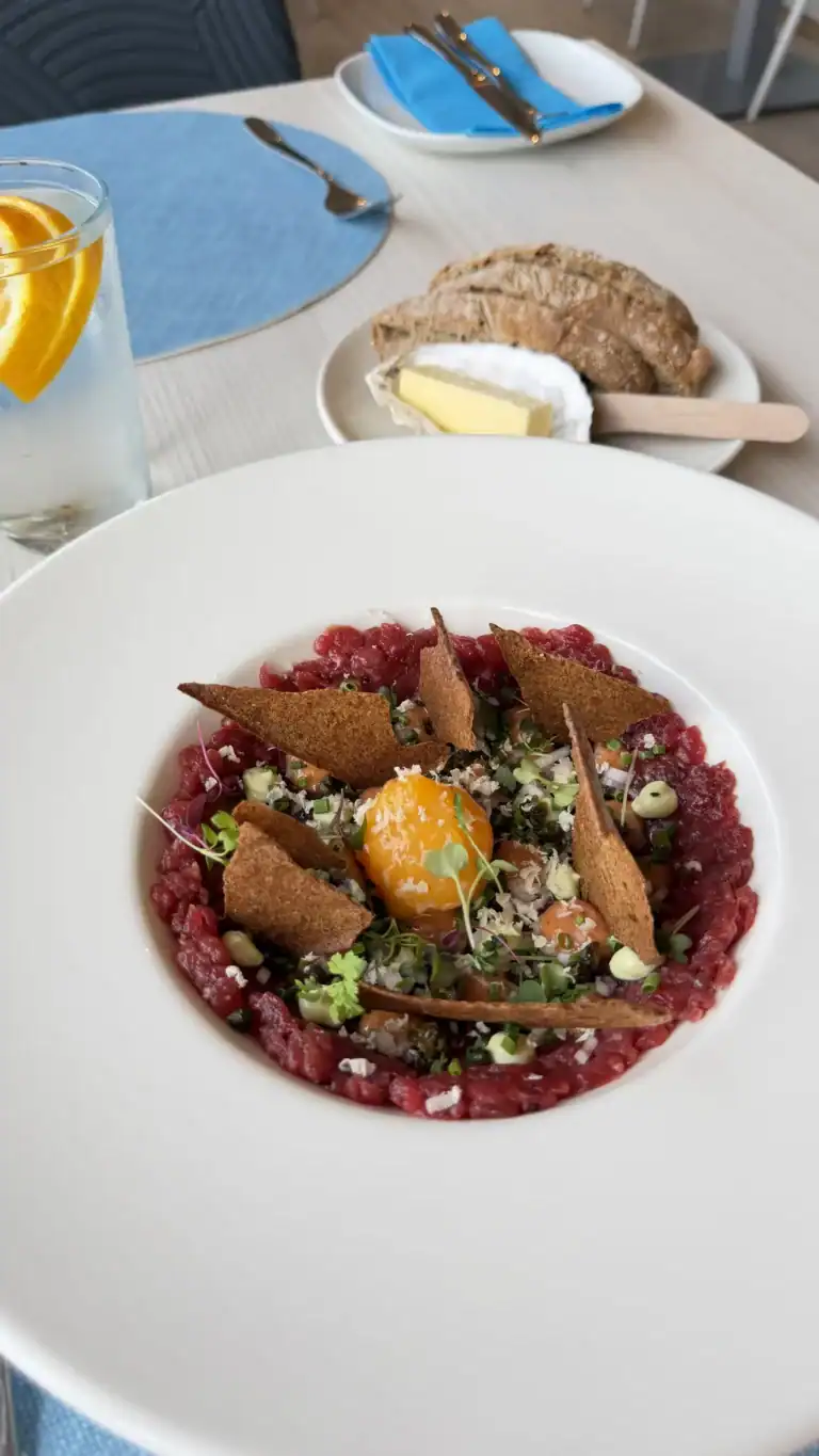 Sardiinia restaurant. beef tartare