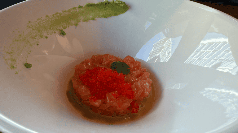 Roku Resto at Tallinn Porto Franco salmon tartar