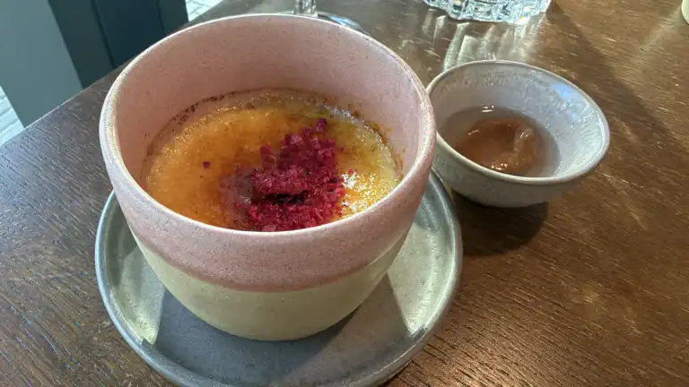 Roku Resto at Tallinn Porto Franco creme brulee